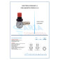 PACK RIDUTTORE 1/4 + MANOMOMETRO E PRESA 1/4 PZ.1
