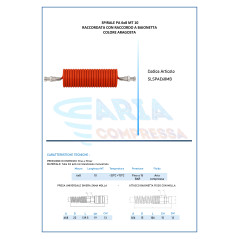 SPIRALE PA 6x8 MT. 10 BAIONETTA ARAGOSTA