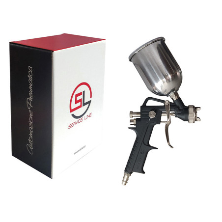 PACK PISTOLA VERNICIATURA D.1,8 SERBATOIO SUP. 1 KG